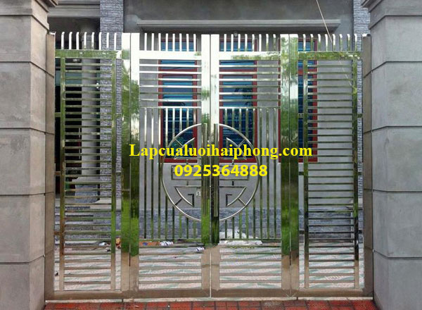 Làm cửa cổng inox tại Kiến An Hải Phòng