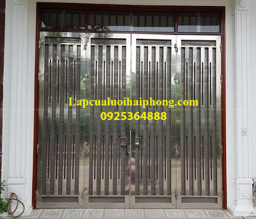 Làm cửa cổng inox tại Vĩnh Bảo Hải Phòng