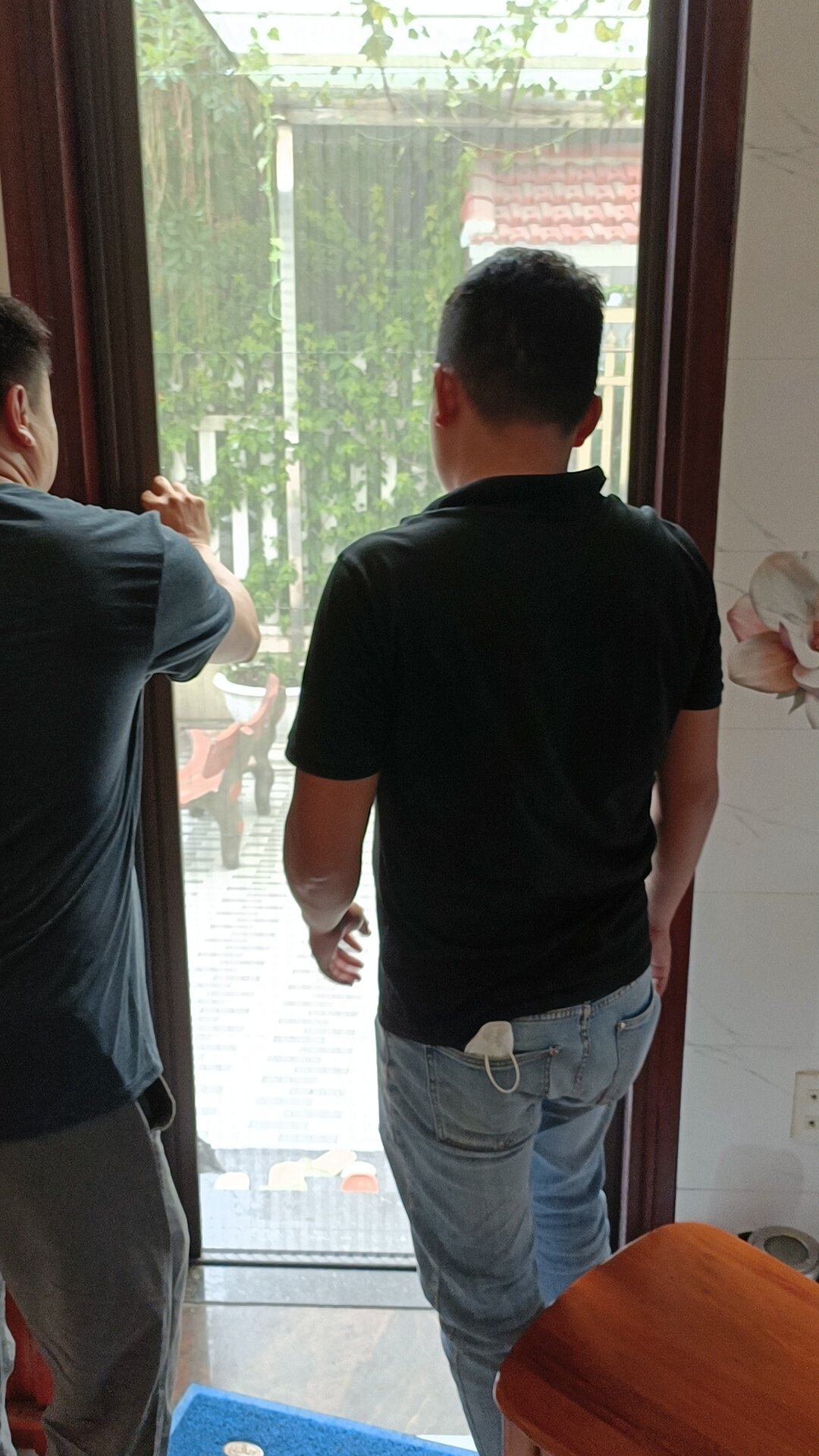 Lắp đặt cửa lưới chống muỗi tại nhà A Hiếu Hải An Hải Phòng