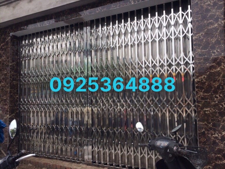 Cửa xếp inox tại Hải Phòng