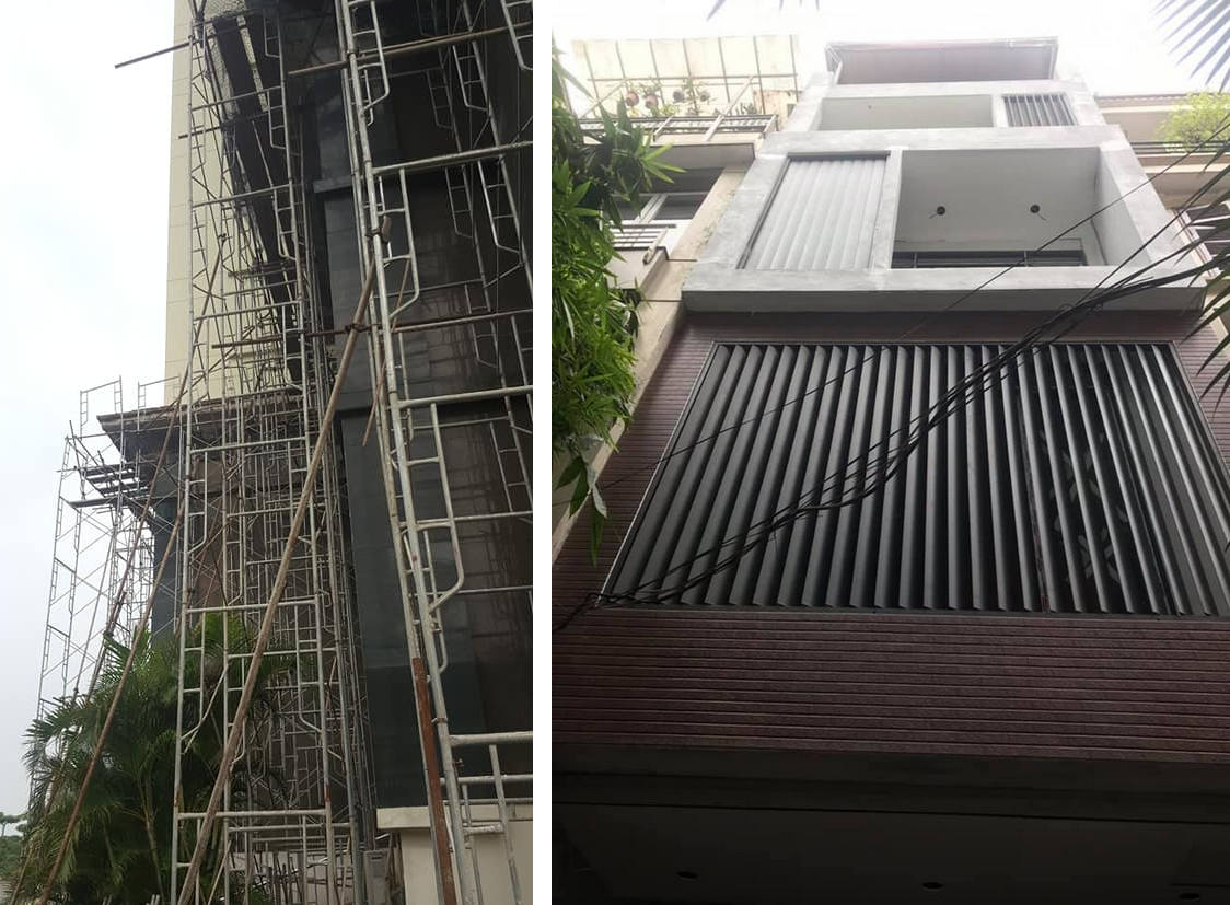 Lắp đặt lam chắn nắng ban công giá rẻ tại Hải Phòng