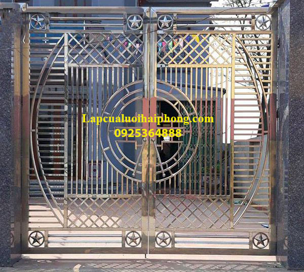 Làm cửa cổng inox tại An Lão Hải Phòng