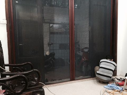 Lắp đặt cửa lưới chống muỗi nhà Bác Hạnh - Văn Cao - Hải Phòng