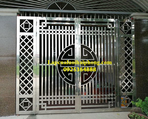 Làm cửa cổng inox tại Hải An Hải Phòng