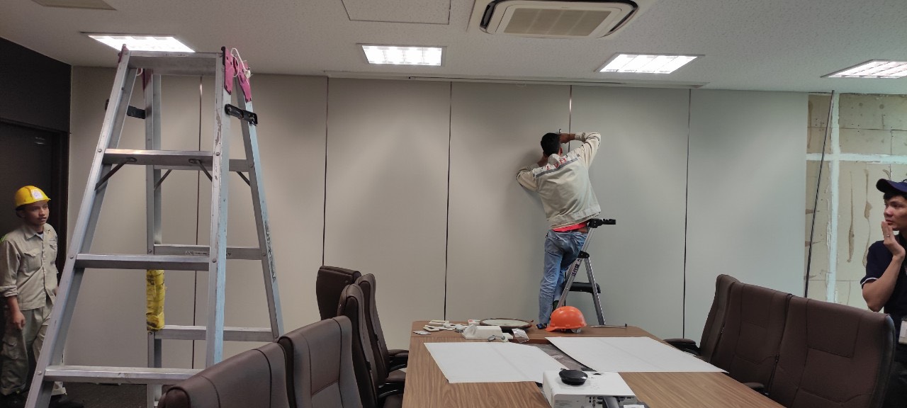 THI CÔNG TẤM ỐP TƯỜNG THAN TRE TẠI HẢI PHÒNG